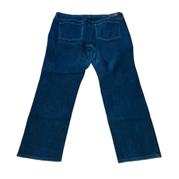 LRL Lauren Jeans, Straight cut, Stretchy, dark blue, 16 - Picture 1 of 8